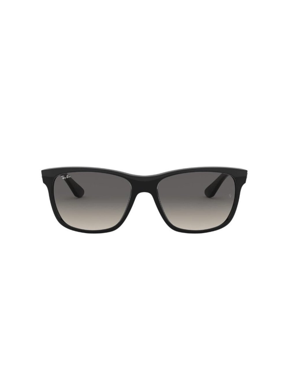 New Ray-Ban Men's Sunglasses Black Square Grey Lens Injected Frame Ray Ban 601